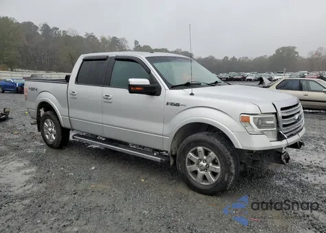 2013 Ford F150 Supercrew из США, поврежденный, VIN 1FTFW1EF2DFA07997